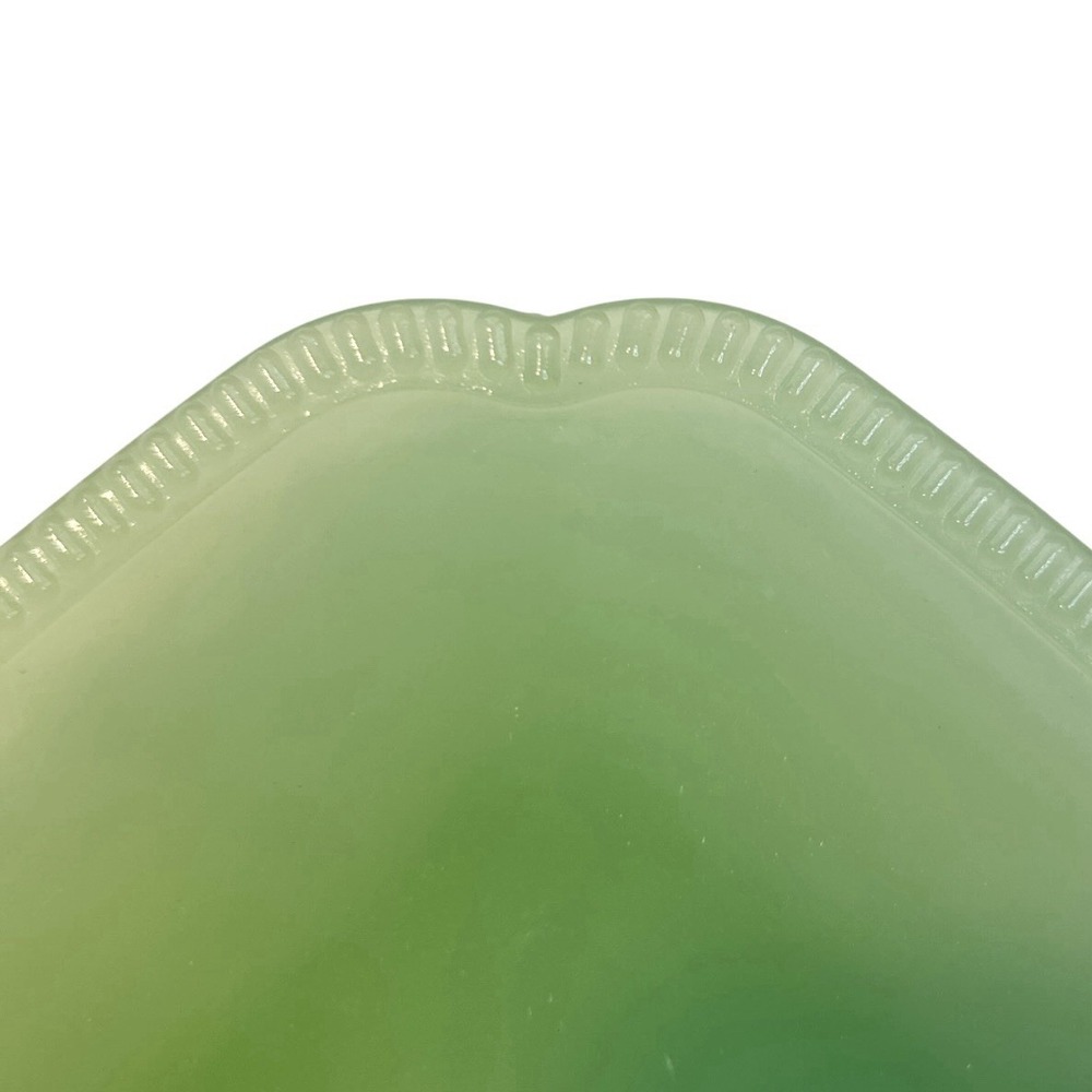 6 HEARTH & HAND Magnolia Green Jadeite Glass Plates 6" Appetizer Farmhouse Decor - Picture 5 of 7